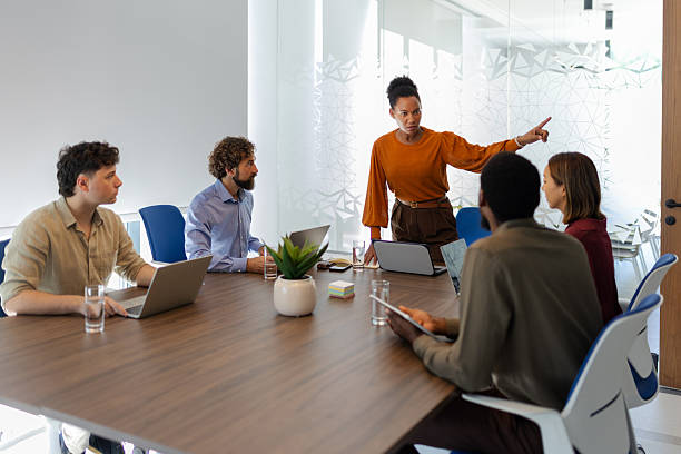 istock Leadership Under Pressure: Manager in Intense Discussion 2237052482