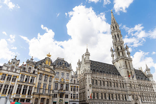 istock Brussels architecture on a cloudy blue sky day 2237061731