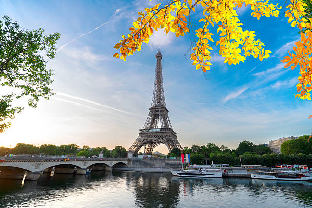 istock eiffel tour over Seine river 2237063121