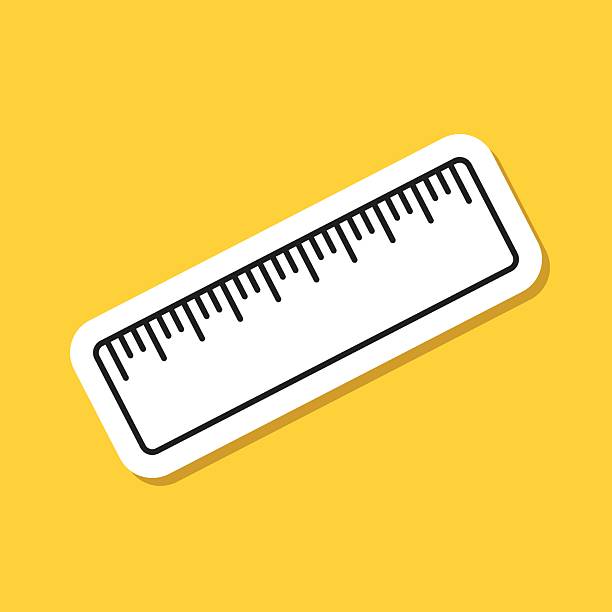 istock Metric measurement sticker icon in flat style. Measure scale vector illustration on isolated background. Ruler scale sign business concept. 2237063358