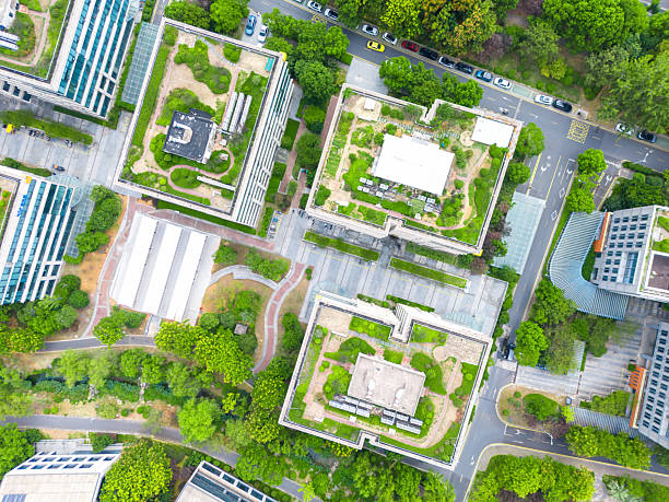 istock Aerial view of modern ecological city 2237067896