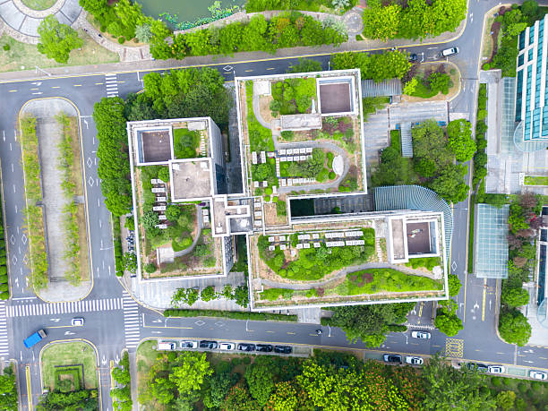 istock Aerial view of modern ecological city 2237067903