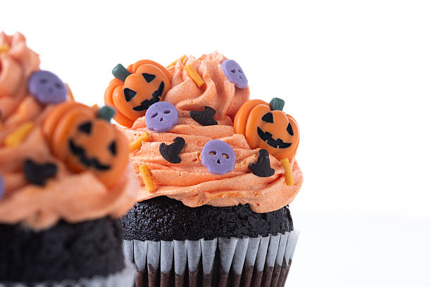istock Halloween cupcakes with Halloween sprinkles 2237079348