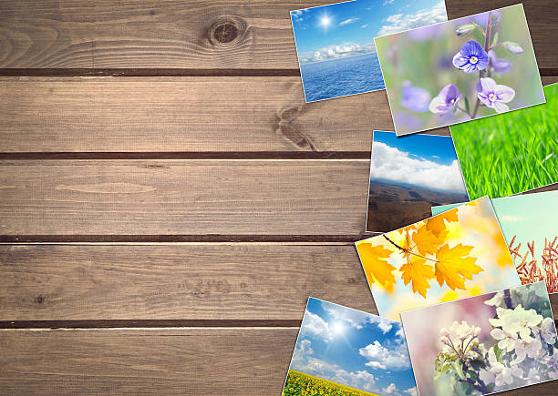 istock Frame with old paper and photos 2237084317