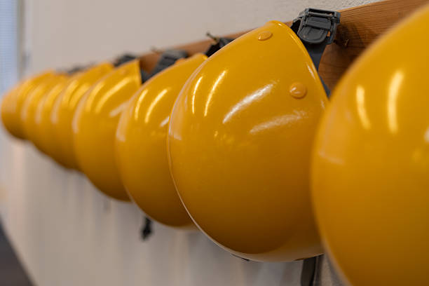 istock Lined up helmets to save lives 2237084765