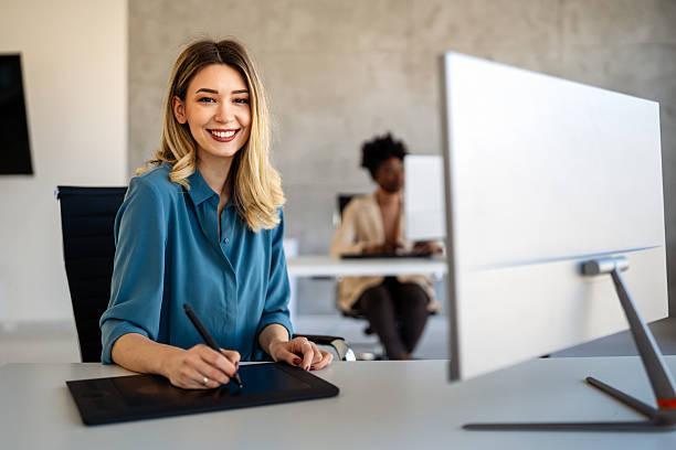 istock Success business woman with laptop, analytics and developer for startup business website IT software 2237090587