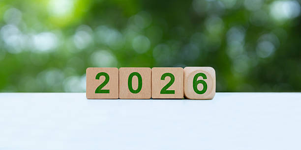 istock Global Green Future: With a natural green background, it emphasizes the positive environmental projections for 2026. 2237090676