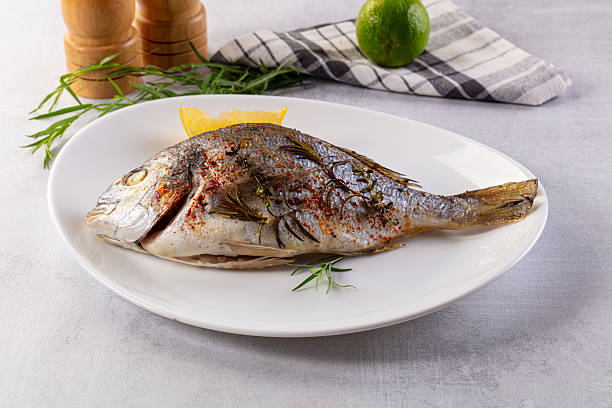 istock Baked dorada fish with spices 2237110017