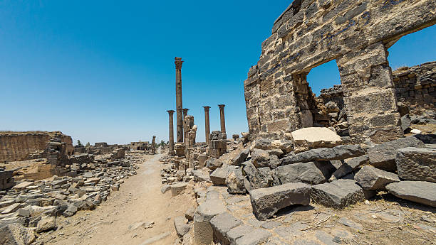 istock Ancient Ruins with Stone Columns and Walls 2237111646
