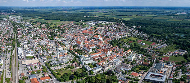istock Aerial view around the city Dillingen 2237111874