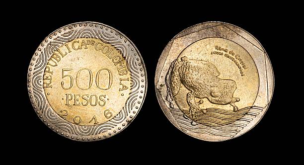 istock Colombian 500 pesos coin from 2016. 2237117547