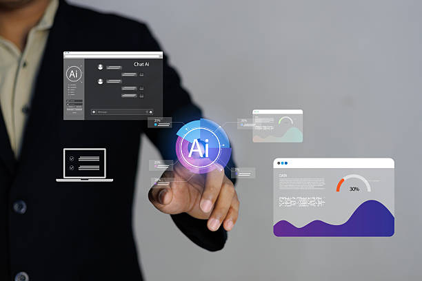 istock technology is available at your fingertip with AI to manage and transmit data,store documents,prevent access to data from the dangers of the internet,protect data,data on the cloud,intelligent brains. 2237122578