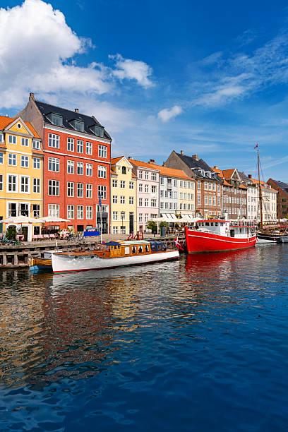 istock Nyhavn waterfront with reflections in Copenhagen Colorful Denmark 2237123406