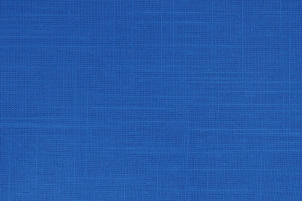 istock Dark blue linen fabric cloth texture for background, natural textile pattern. 2237124255