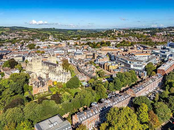 istock Aerial view of Exeter Cathedral 2237130498