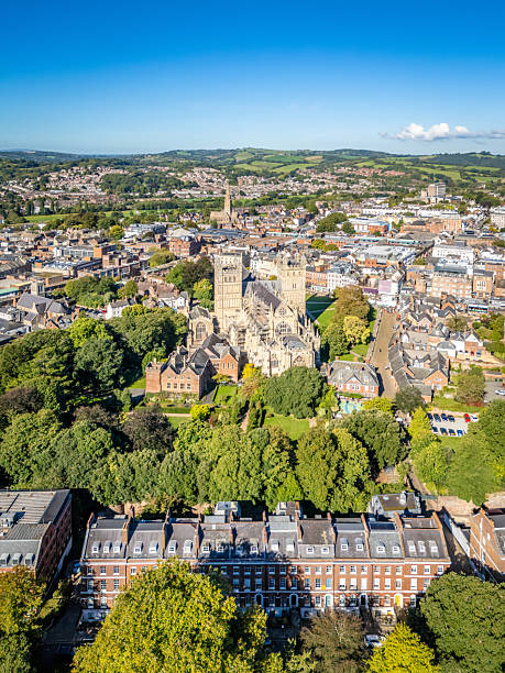 istock Aerial view of Exeter Cathedral 2237130501