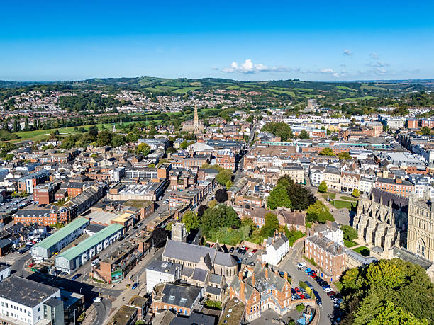 istock Aerial view of South Steet in Exeter 2237130548