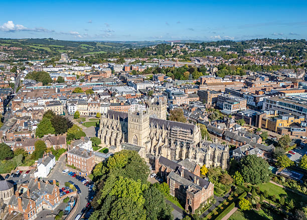 istock Aerial view of Exeter Cathedral 2237130557