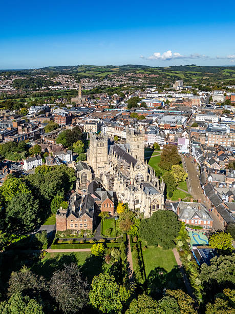 istock Aerial view of Exeter Cathedral 2237130558