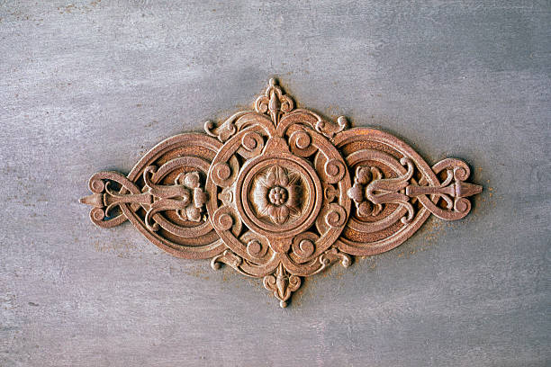 istock Gypsum architectural floral vignette on a building. 2237135846