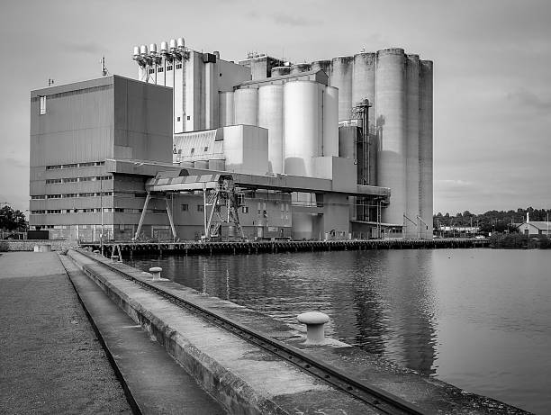 Old silo in the city