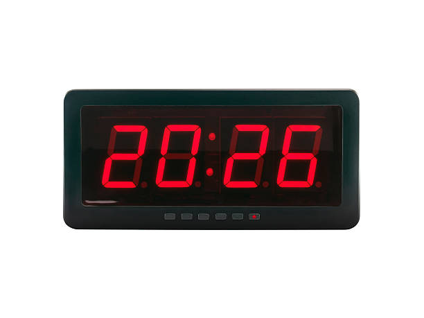 istock digital clock showing number 2026 on screen isolated on white background 2237154534