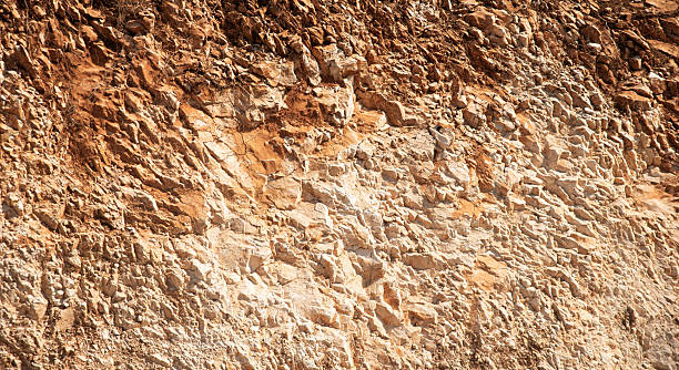 Natural limestone rock face texture for background