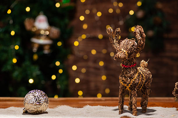 Christmas Decorations in the Shop Window. Shop near the centre of Cracow.