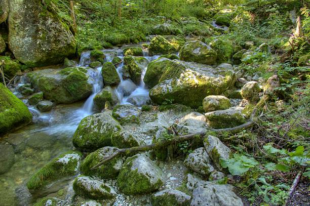 istock Creek at waterfall trail over Lofer, Austria, Europe 2237182320