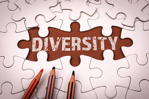 istock Word diversity revealed under missing puzzle piece with colored pencils. Symbolizing inclusion, equality  and social unity 2237214626