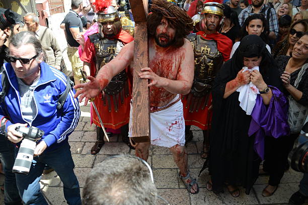 On Good Friday, Christians commemorate Jesus Christ's path to crucifixion by walking the Via Dolorosa, a route through Jerusalem's Old City.