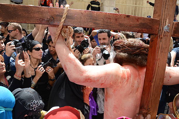 On Good Friday, Christians commemorate Jesus Christ's path to crucifixion by walking the Via Dolorosa, a route through Jerusalem's Old City.