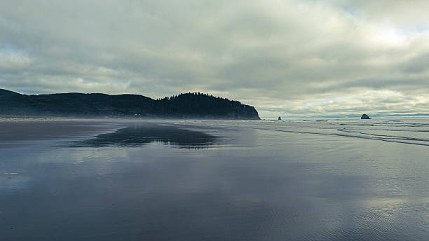 istock View southward along a beach coast towards Cape Meares 2237220478