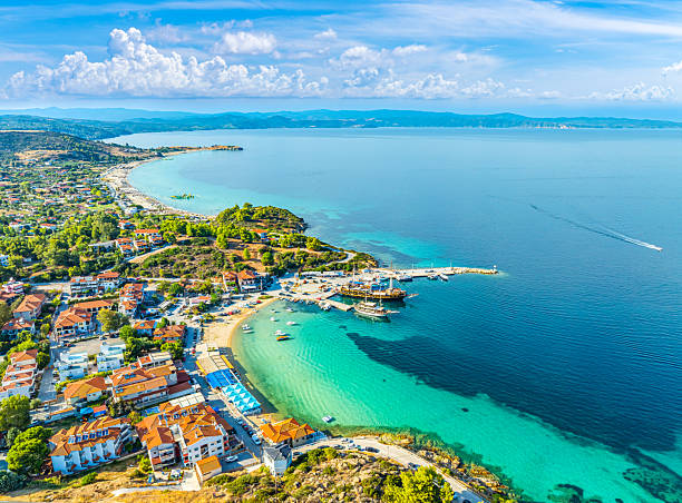 istock Aerial view of Ormos Panagias, Halkidiki 2237240721