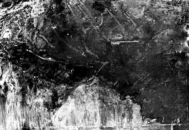 istock Monochrome abstract texture background. Large dark spot. Different shades of gray. Black and white color. 2237241726