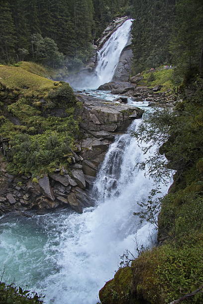Krimml waterfalls at Krimml, Austria, Europe