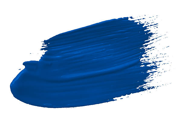 istock Blue brush isolated on white background 2237248555