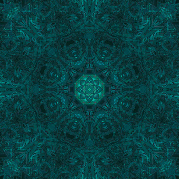 istock Kaleidoscopic abstract background. Seamless pattern. Modern oriental ornament for carpet, shawl, cloth, wallpaper or anything. 2237249096