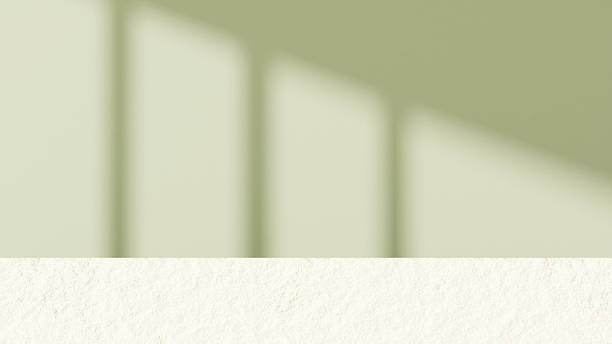 istock Minimal green podium with empty background and soft shadows 2237254872