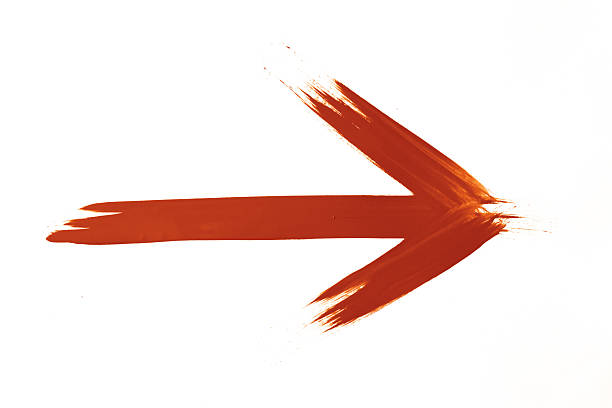 istock painted brush stroke with colored paint on a transparent 2237258761