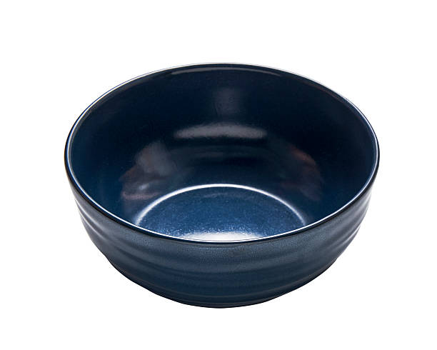 istock Dark Blue Ceramic Bowl Isolated on White with Clipping Path 2237260167
