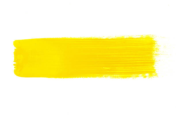 istock painted brush stroke with colored paint on a transparent 2237260544