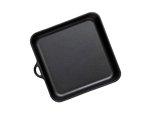 istock Top View Cast Iron Square Grill Pan Isolated with Clipping Path 2237260568