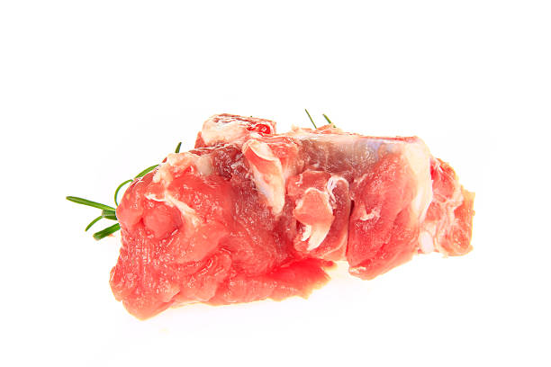 istock Fresh pork chop on a white background 2237261443