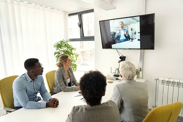 istock Video conference meeting. 2237274153