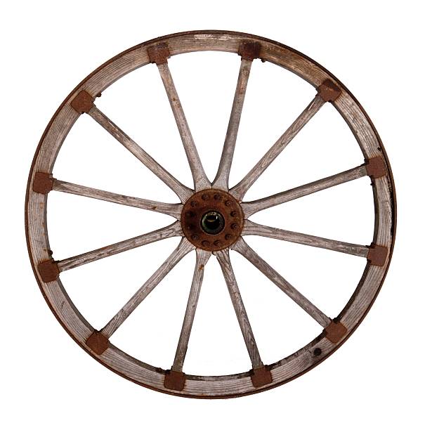 istock Antique wooden historical push carts or hand carts for several different occupations in the Netherlands. 2237274463