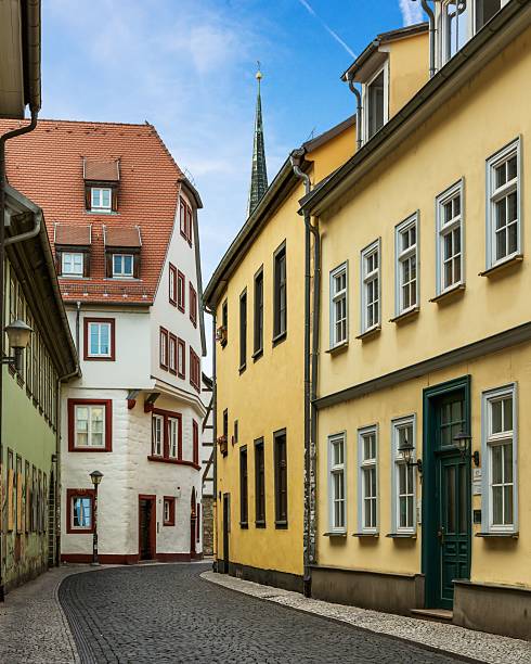 istock Charming cobblestone street in Erfurt, Germany. 2237276067