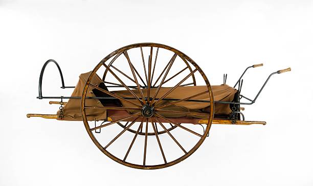 istock Antique wooden historical push carts or hand carts for several different occupations in the Netherlands. 2237277079
