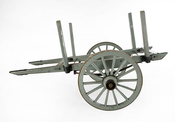istock Antique wooden historical push carts or hand carts for several different occupations in the Netherlands. 2237278027