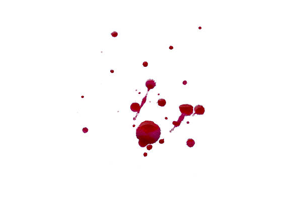 istock blood drops isolated on white background. 2237284185